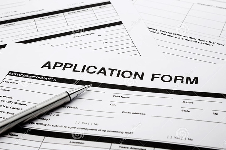 application form 1 - Thủ tục du học Singapore - những giấy tờ cần thiết
