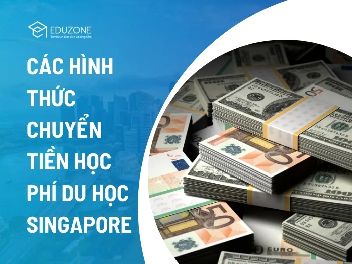 Các hình thức chuyển tiền du học Singapore phổ biết nhất