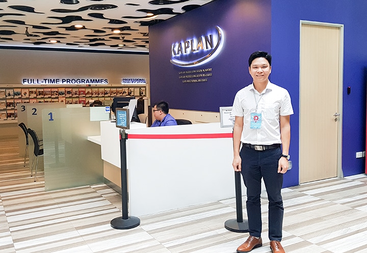 Anh Nguyễn Đăng Hiển (Giám đốc Eduzone) thăm và làm việc với Kaplan Singapore