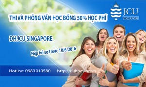 Thi học bổng trị giá 50% học phí trường JCU Singapore