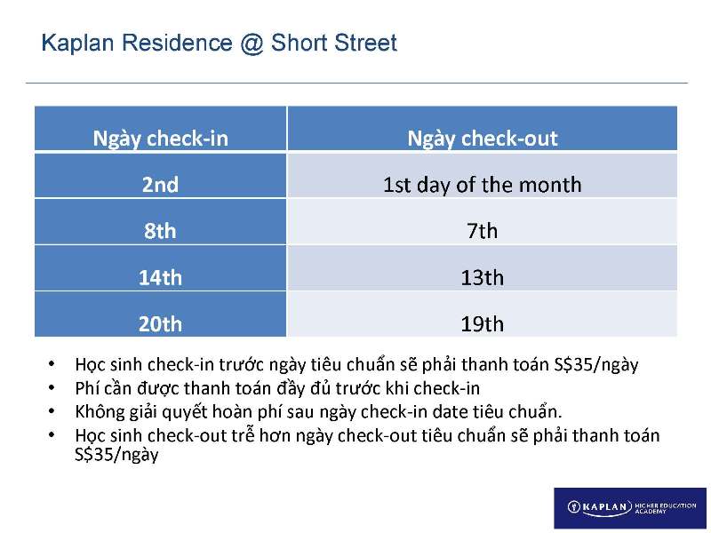 kaplan hostel short street page 6 - Kaplan Singapore khai trương khu KTX mới