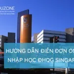 Hướng dẫn điền đơn online vào NUS Singapore