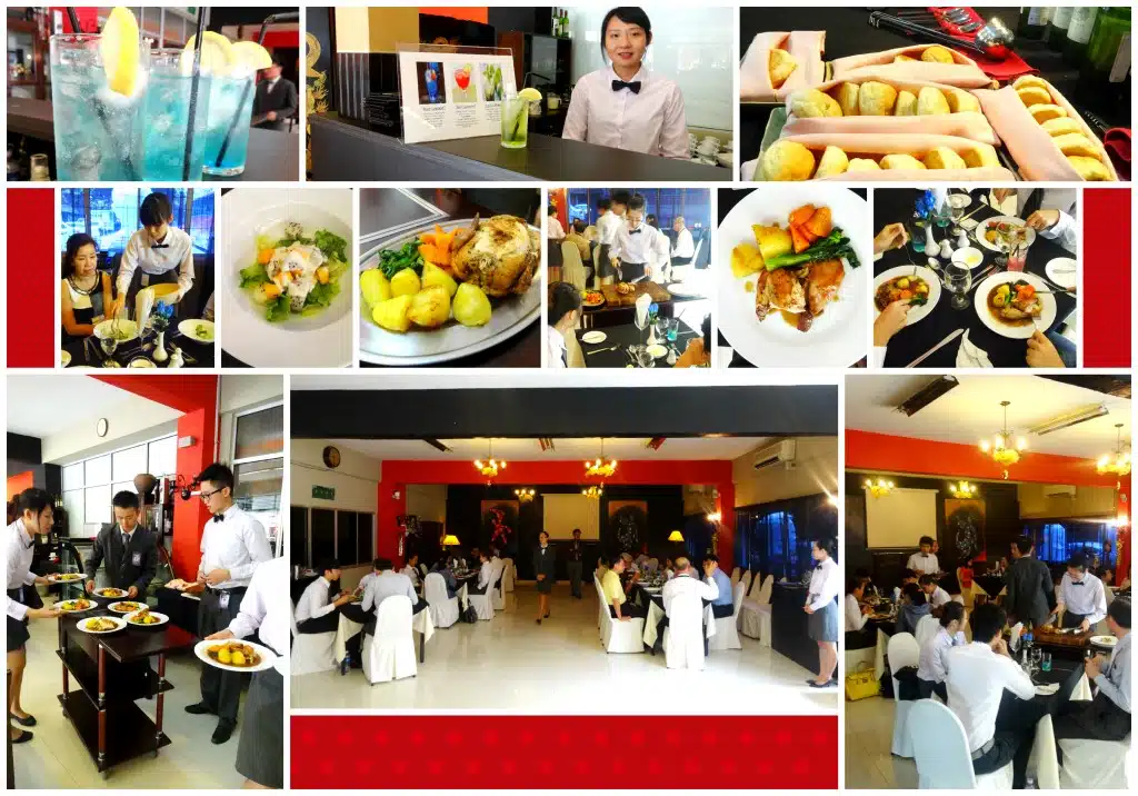 Sinh viên trong các giờ thực hành tại trường SHRM