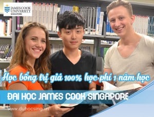 Học bổng toàn phần 1 năm học tại Đại học James Cook Singapore