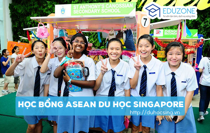 Học bổng Asean, học bổng trung học asean du học singapore