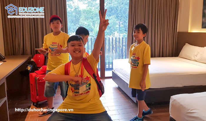 Nơi ở của các con tại Du học hè Singapore 2018