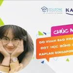 Chúc mừng học sinh của Du học Eduzone đạt học bổng 100% học phí của Kaplan