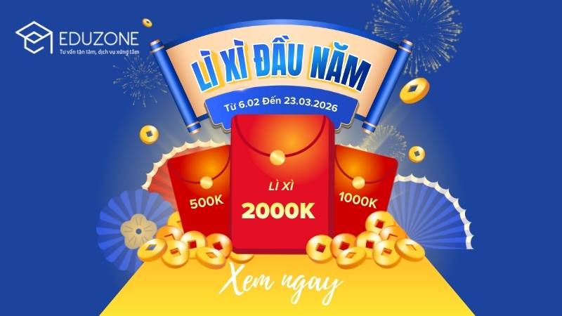 Nhận Ngay 2.000.000 VNĐ Lì Xì Đầu Xuân Khi Làm Hồ Sơ Du Học Tại Eduzone
