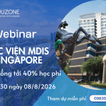 Webinar Học bổng MDIS Singapore 2026: Ưu đãi 40% mừng 70 năm thành lập