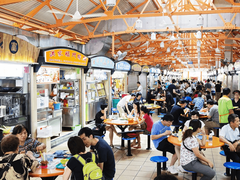 Maxwell Food Centre tại Singapore